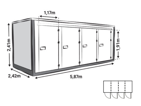 Universal Storage Container Model 5